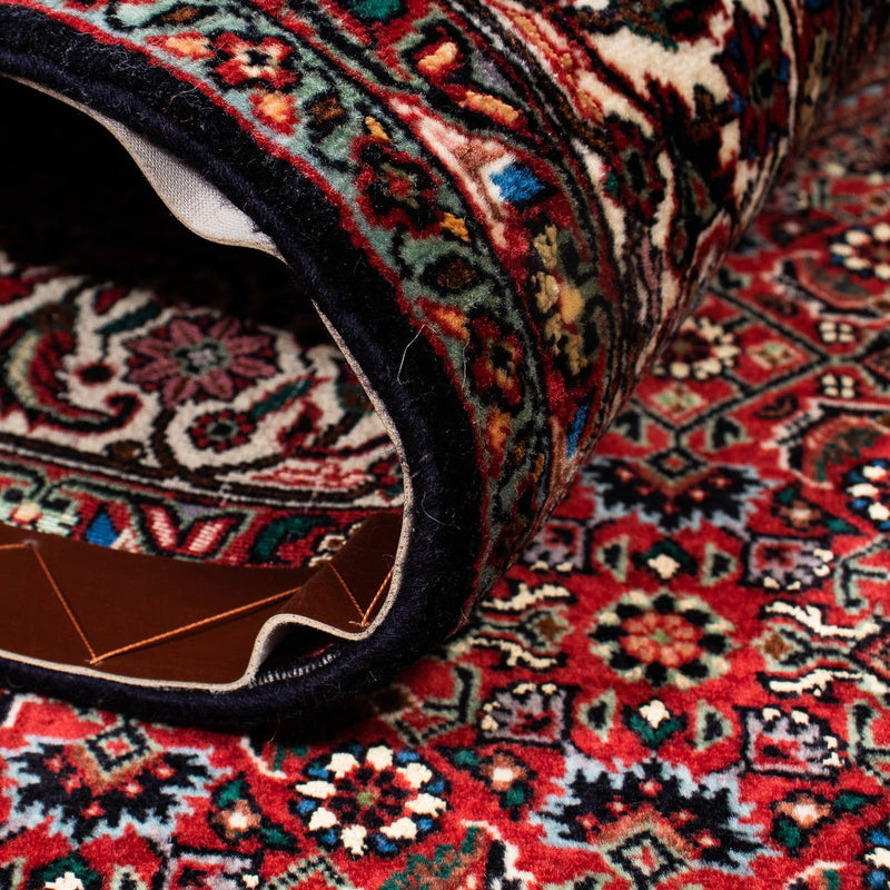 Dywan perski - Bijar - 232 x 168 cm - ciemna czerwień