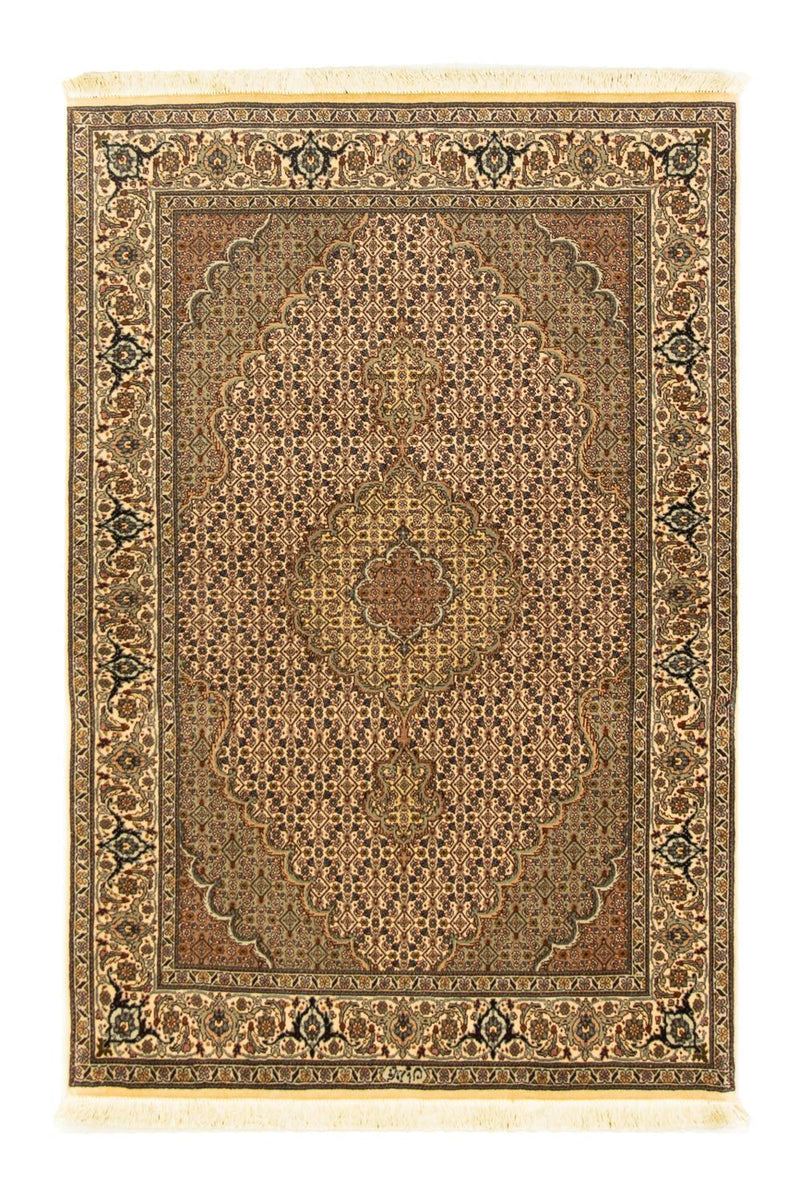Dywan perski - Tabriz - Królewski - 156 x 104 cm - jasnobrązowy