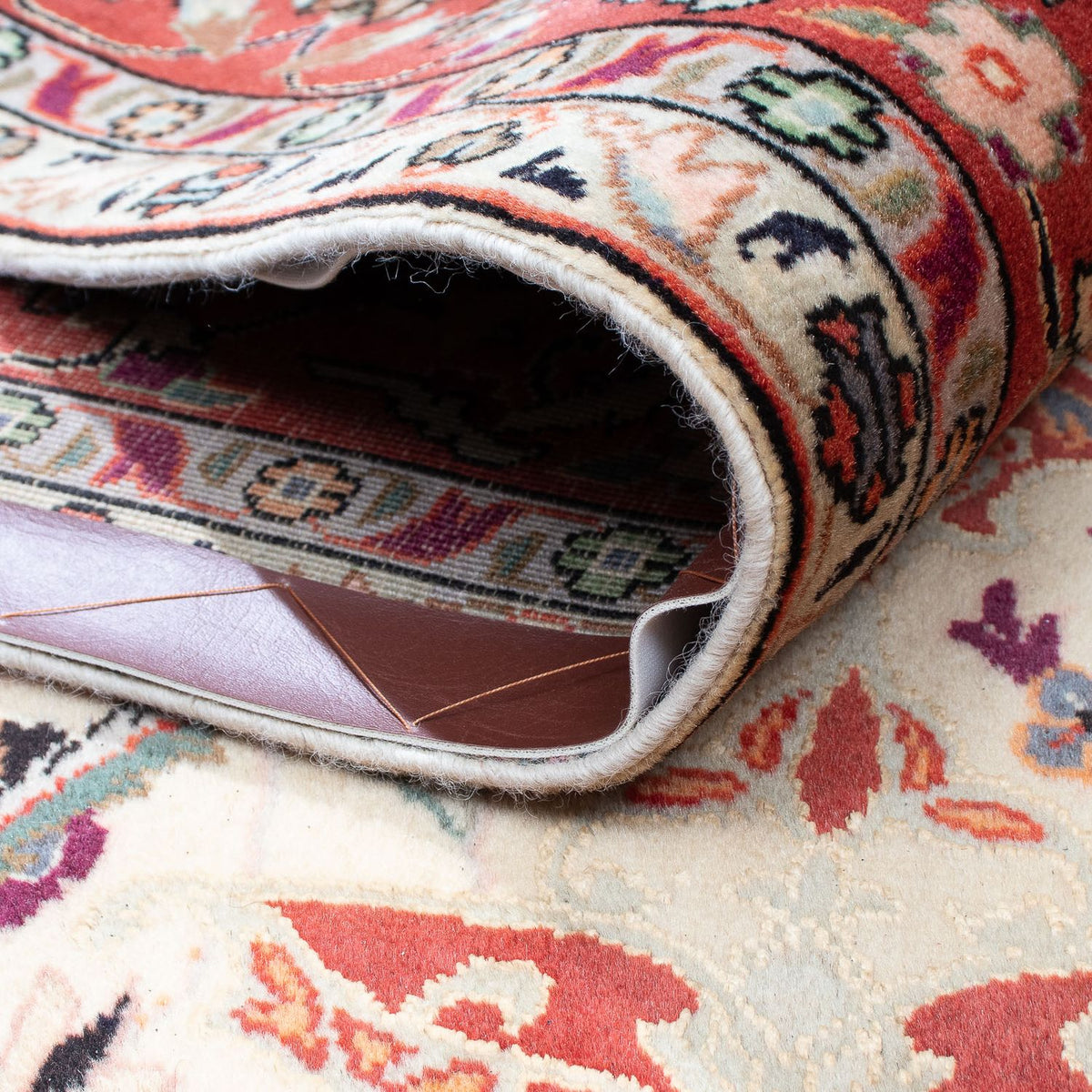 Dywan perski - Tabriz - Królewski - 295 x 203 cm - beżowy