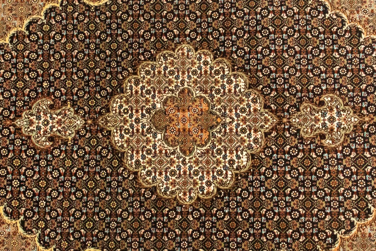 Dywan perski - Tabriz - Królewski - 150 x 105 cm - ciemnoniebieski