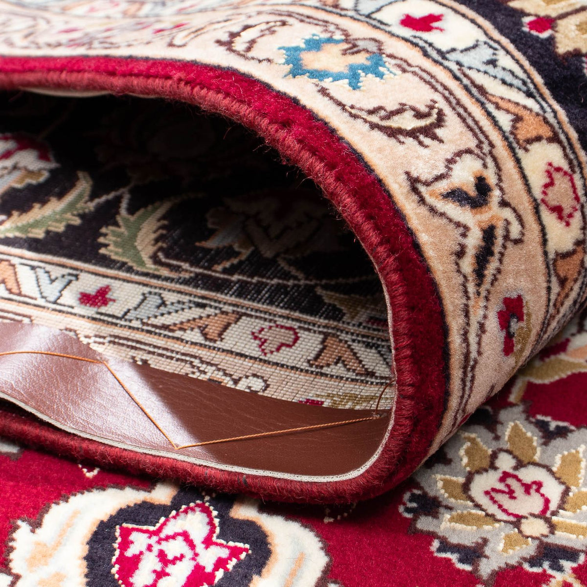 Dywan perski - Tabriz - Królewski - 305 x 205 cm - ciemna czerwień