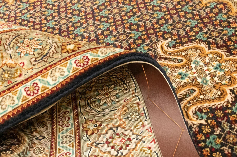 Dywan perski - Tabriz - Królewski - 155 x 102 cm - ciemnoniebieski