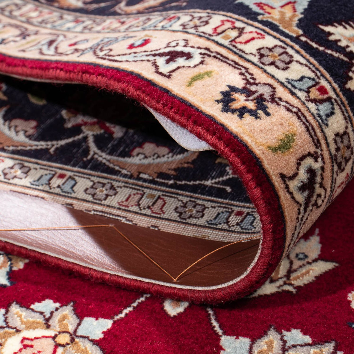 Dywan perski - Tabriz - Królewski - 207 x 153 cm - ciemna czerwień