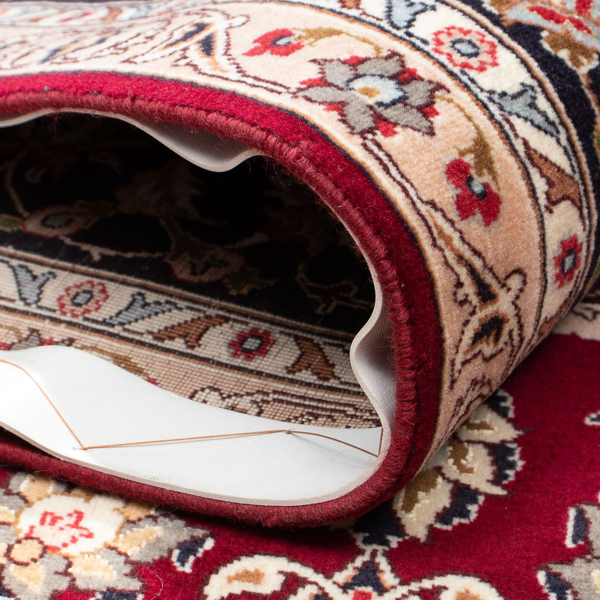 Dywan perski - Tabriz - Królewski - 302 x 203 cm - ciemna czerwień