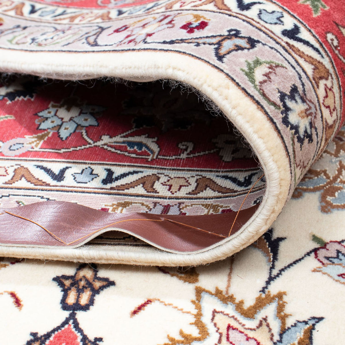 Dywan perski - Tabriz - Królewski - 310 x 207 cm - beżowy