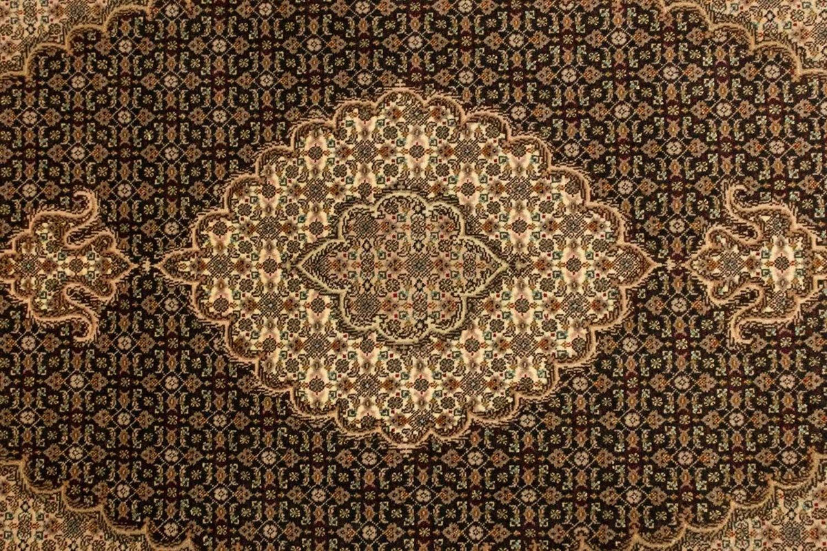 Dywan perski - Tabriz - Królewski - 153 x 102 cm - ciemnoniebieski