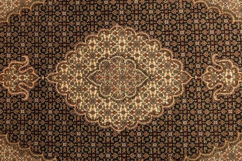 Dywan perski - Tabriz - Królewski - 153 x 102 cm - ciemnoniebieski
