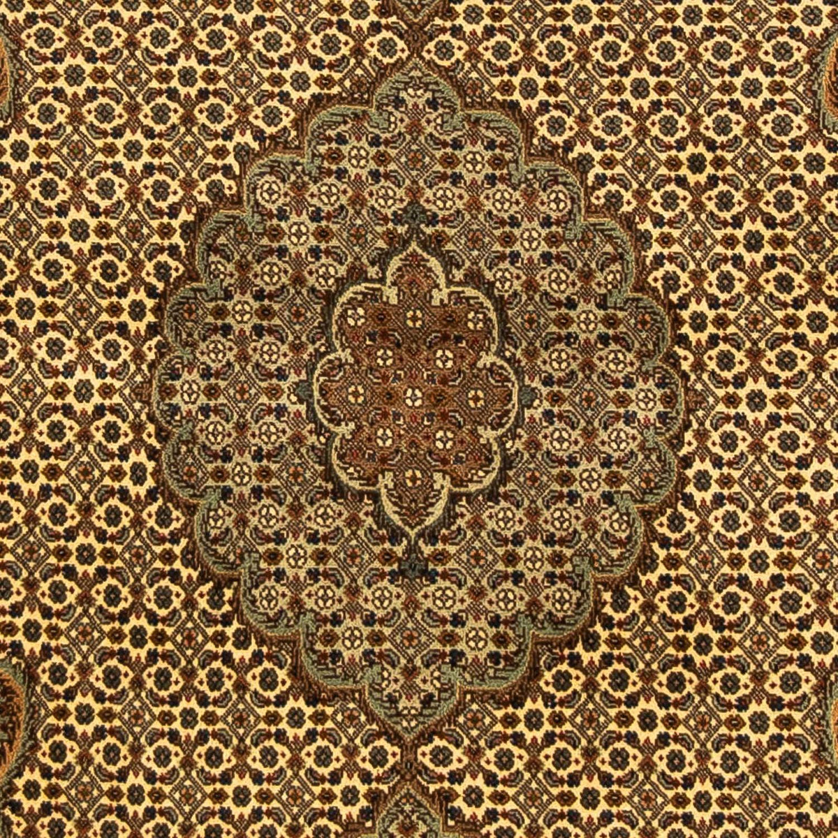 Dywan perski - Tabriz - Królewski - 155 x 105 cm - beżowy