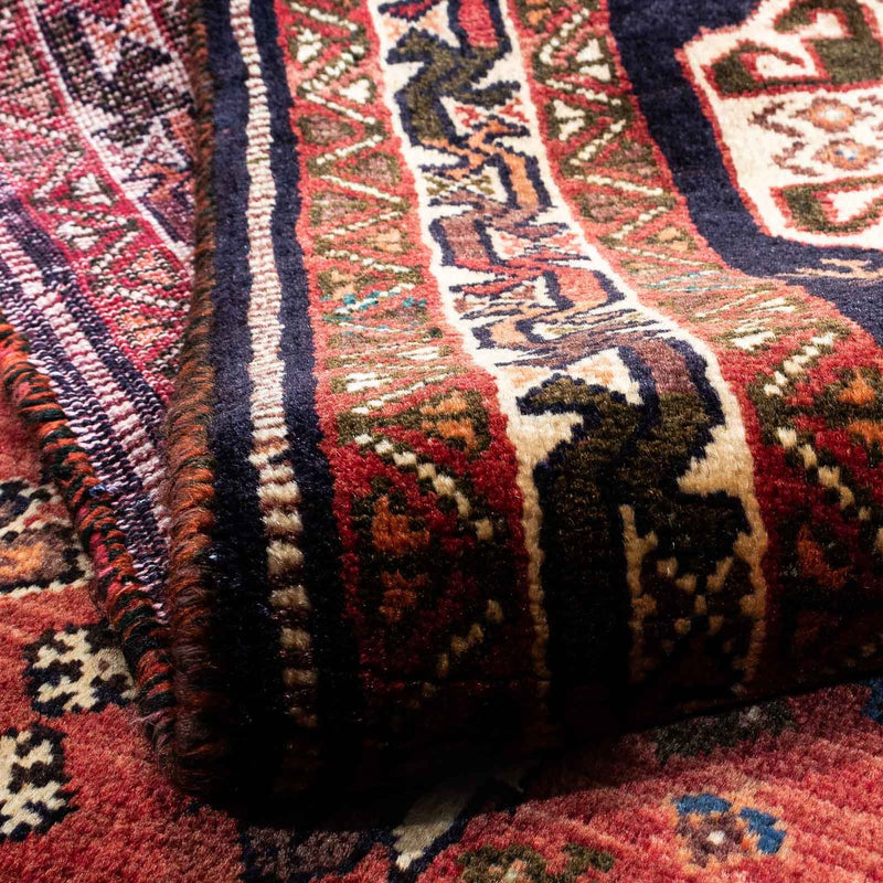 Perski dywan - Nomadyczny - 276 x 172 cm - ciemna czerwień