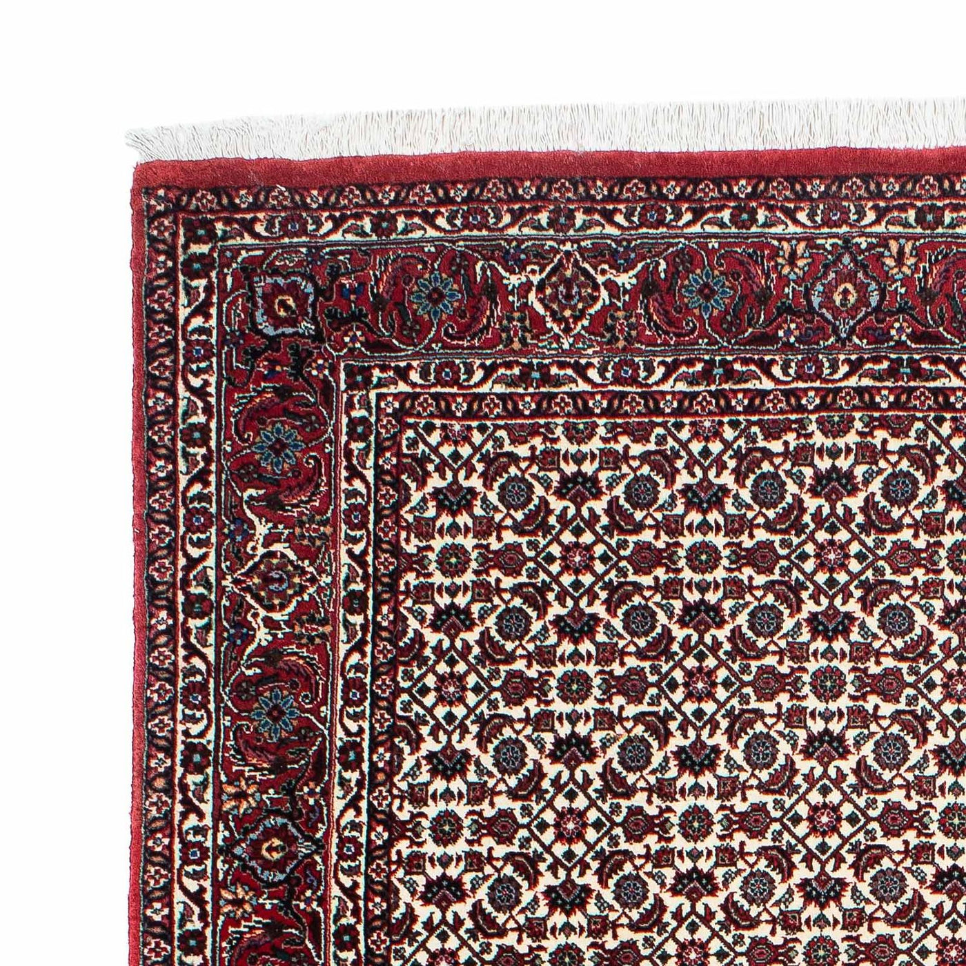 Biegacz Dywan perski - Bijar - 189 x 82 cm - beżowy