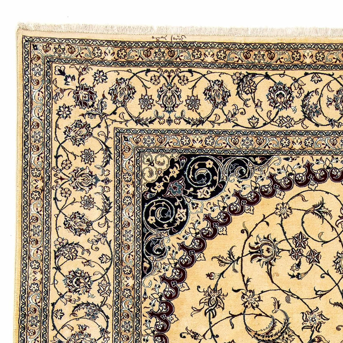 Dywan perski - Nain - Premium - 294 x 200 cm - beżowy