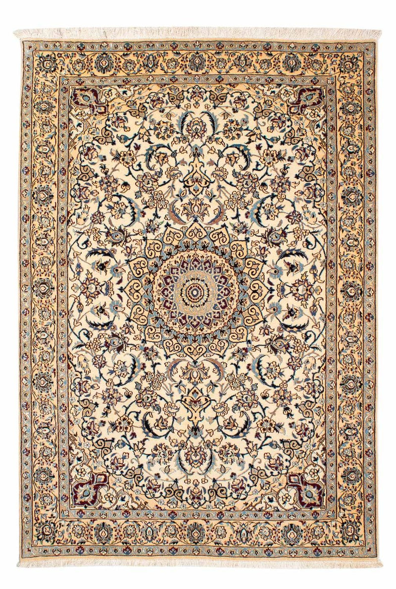 Dywan perski - Nain - Premium - 186 x 132 cm - beżowy