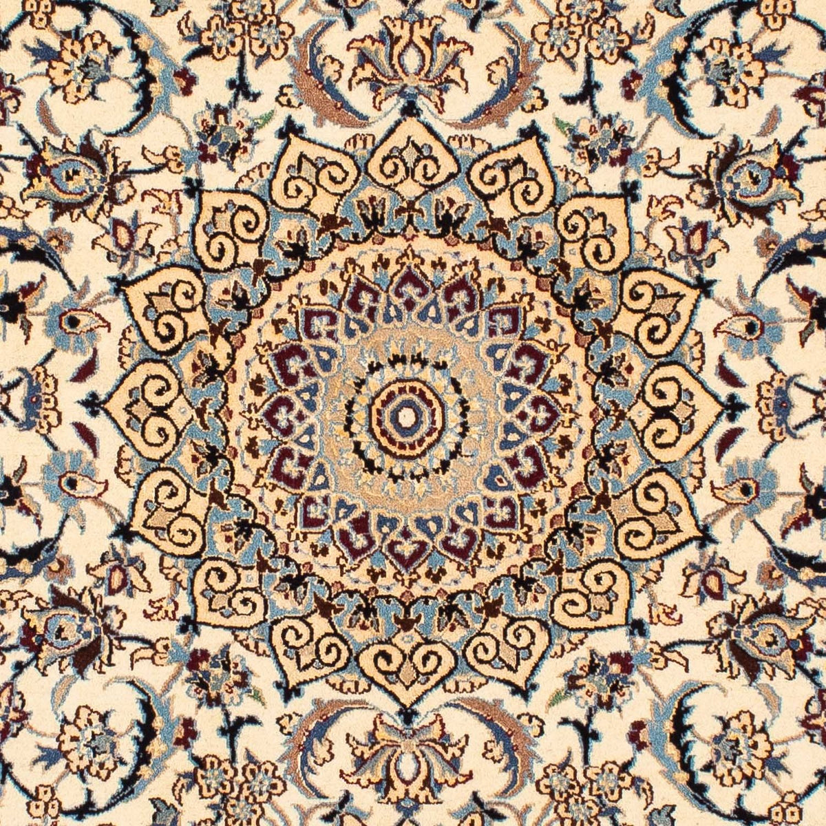 Dywan perski - Nain - Premium - 186 x 132 cm - beżowy