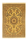 Nain - 6 la Dywan 95x140cm - Dywan perski - Prostokątny / Beżowy / 95 x 140 cm Prostokątny
