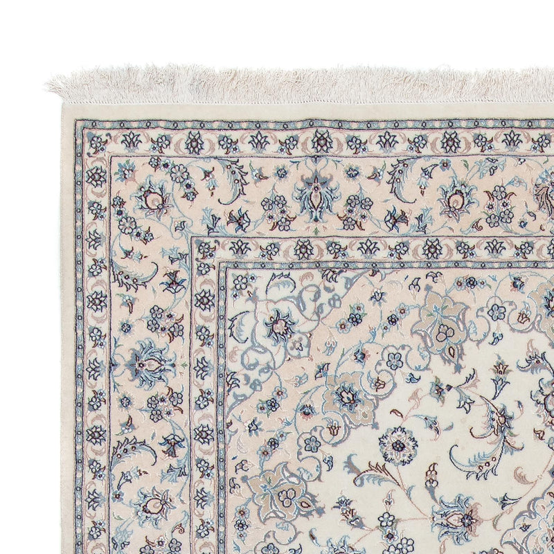 Dywan perski - Nain - Królewski - 304 x 203 cm - srebrny