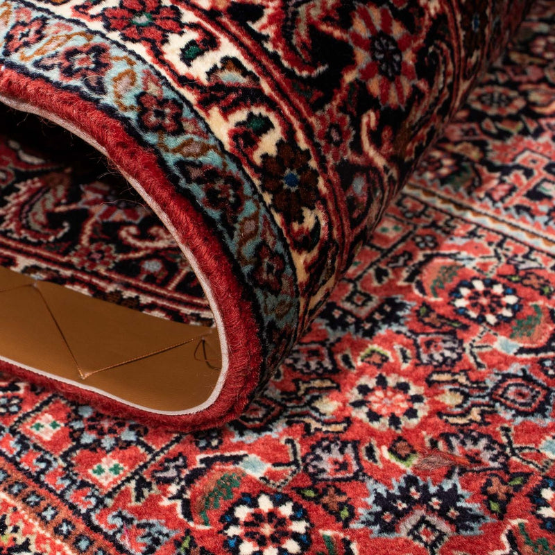 Dywan perski - Bijar - 233 x 169 cm - ciemna czerwień