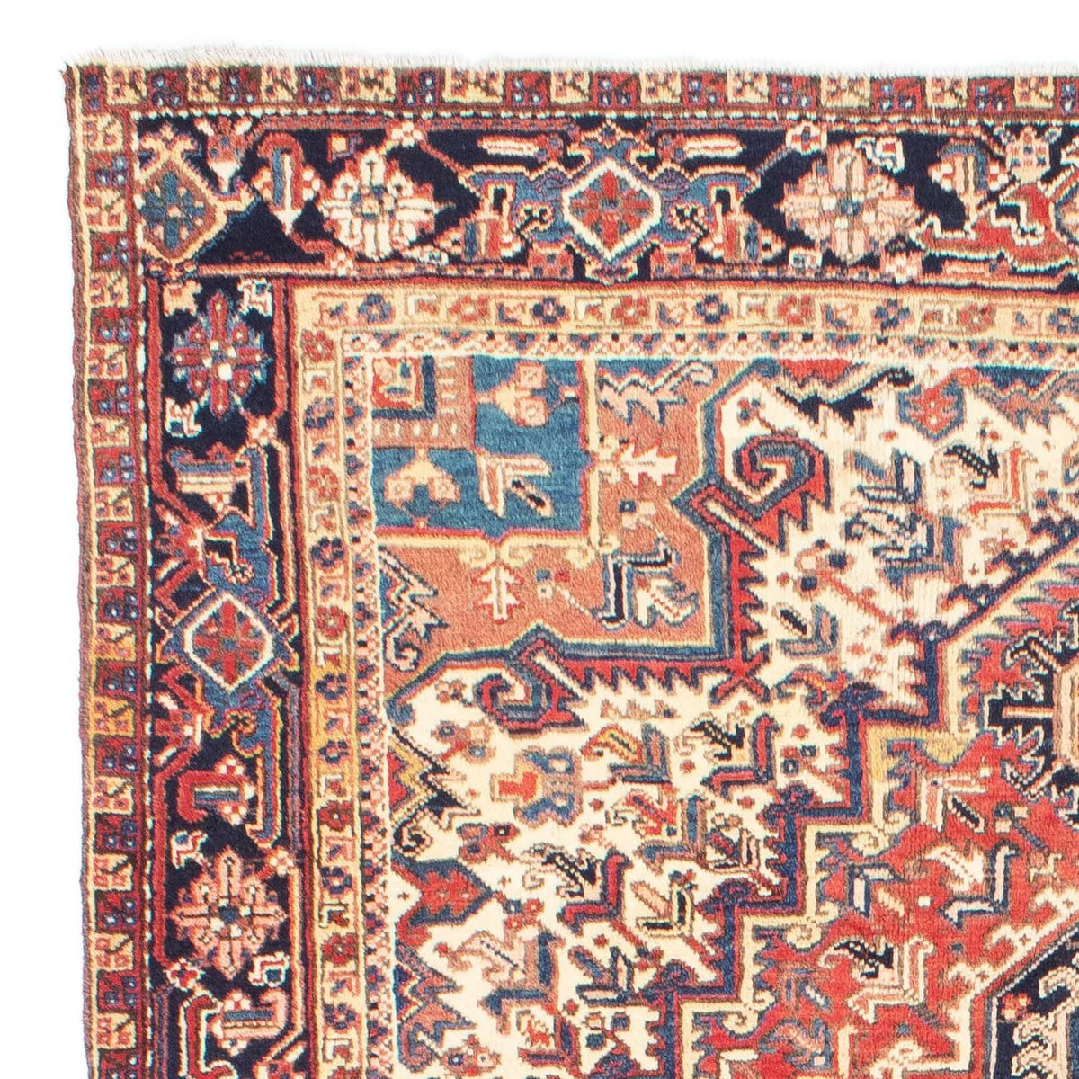 Perski dywan - Nomadyczny - 256 x 206 cm - jasna czerwień