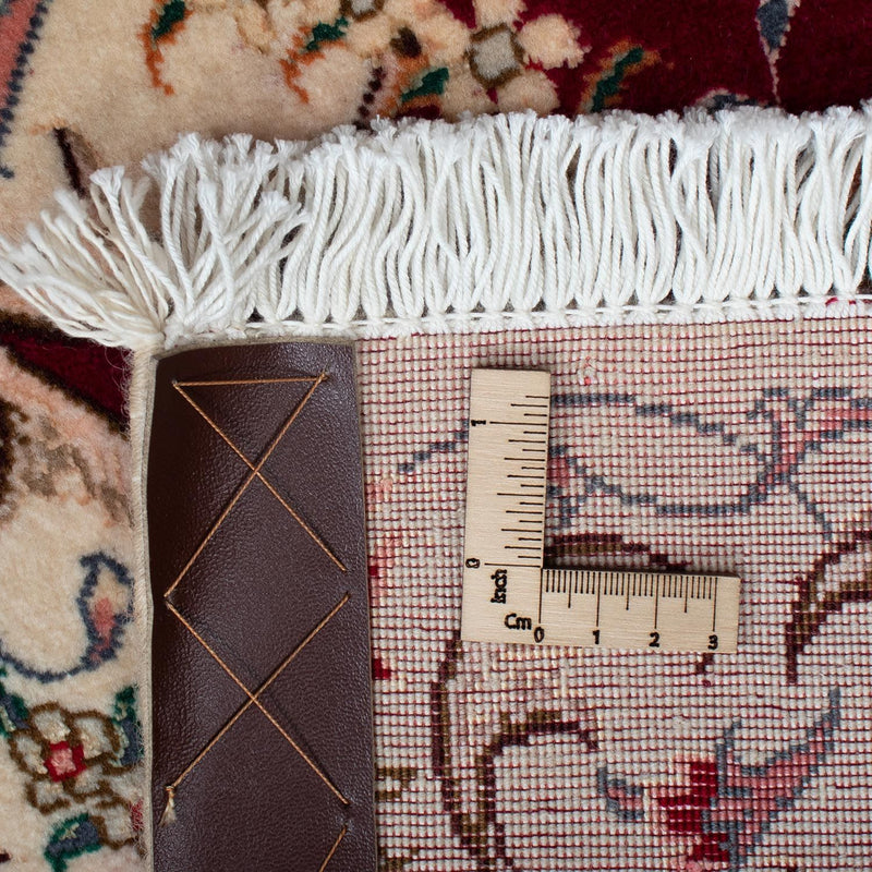 Dywan perski - Tabriz - Królewski - 90 x 60 cm - ciemna czerwień