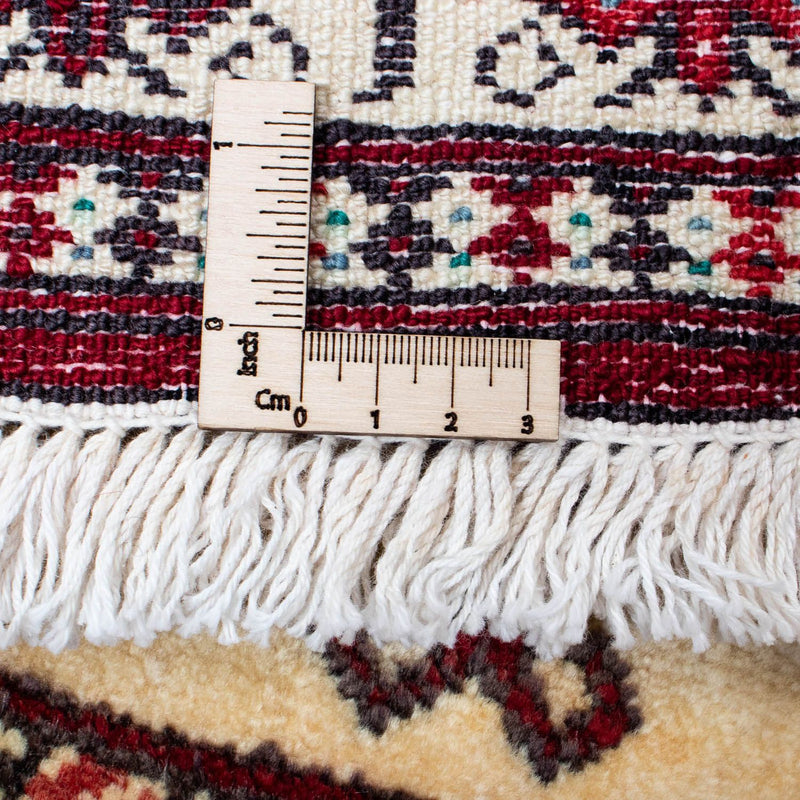 Dywan turkmeński - 133 x 92 cm - ciemna czerwień