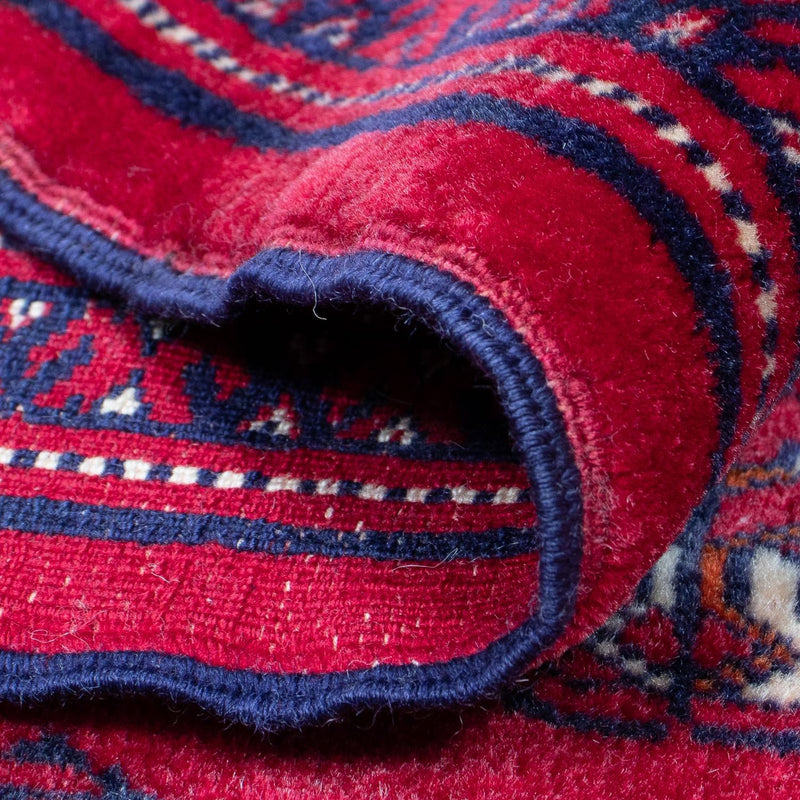 Dywan turkmeński - 300 x 228 cm - ciemna czerwień