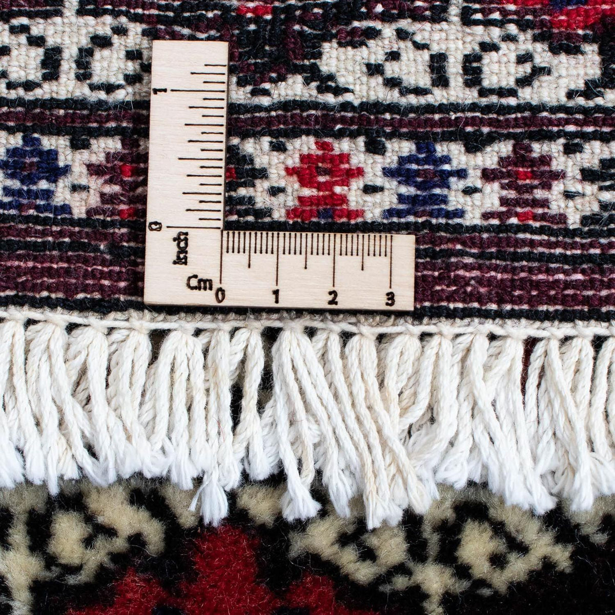 Dywan turkmeński - 139 x 87 cm - wielokolorowy