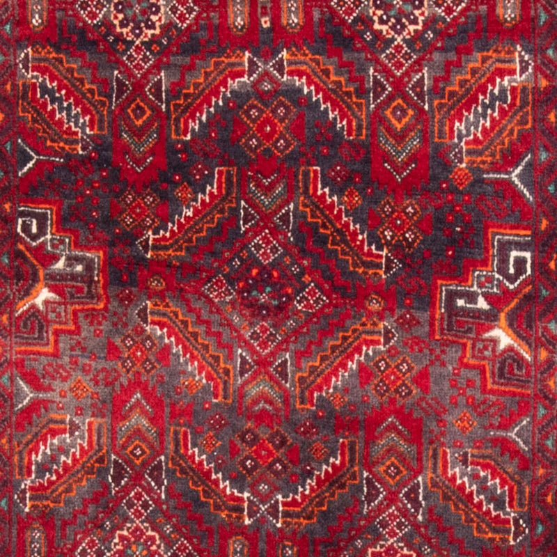 Biegacz Dywan beludżycki - 212 x 105 cm - czerwony