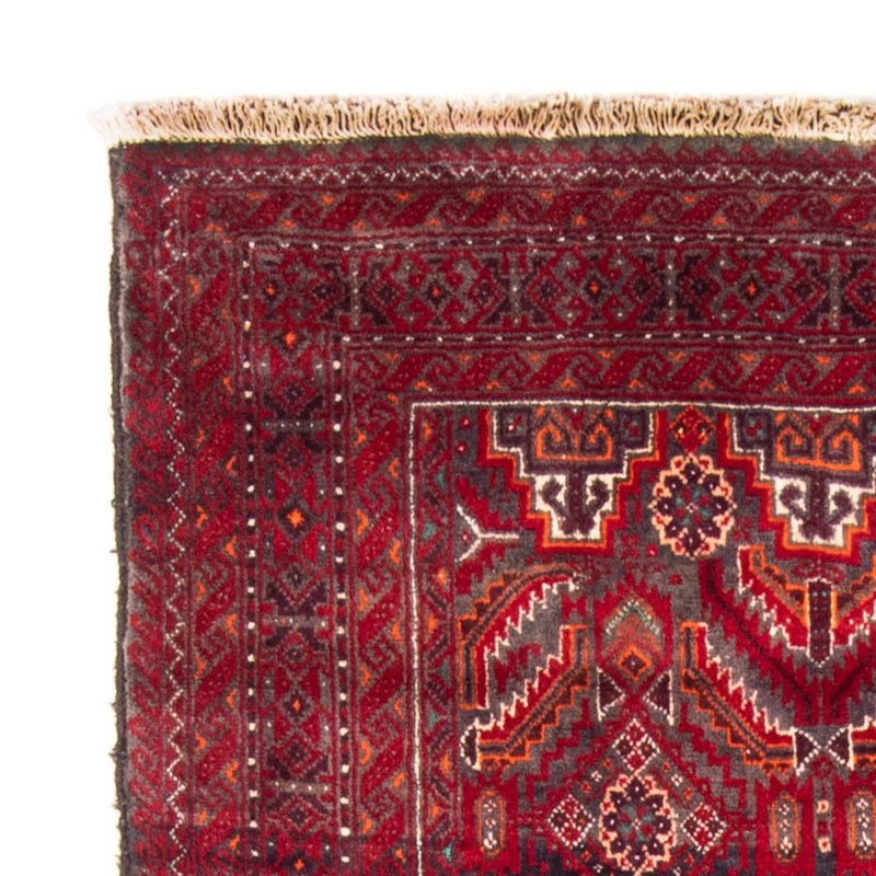 Biegacz Dywan beludżycki - 212 x 105 cm - czerwony