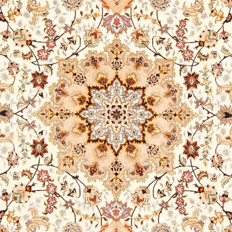 Dywan perski - Tabriz - Królewski - 292 x 198 cm - beżowy