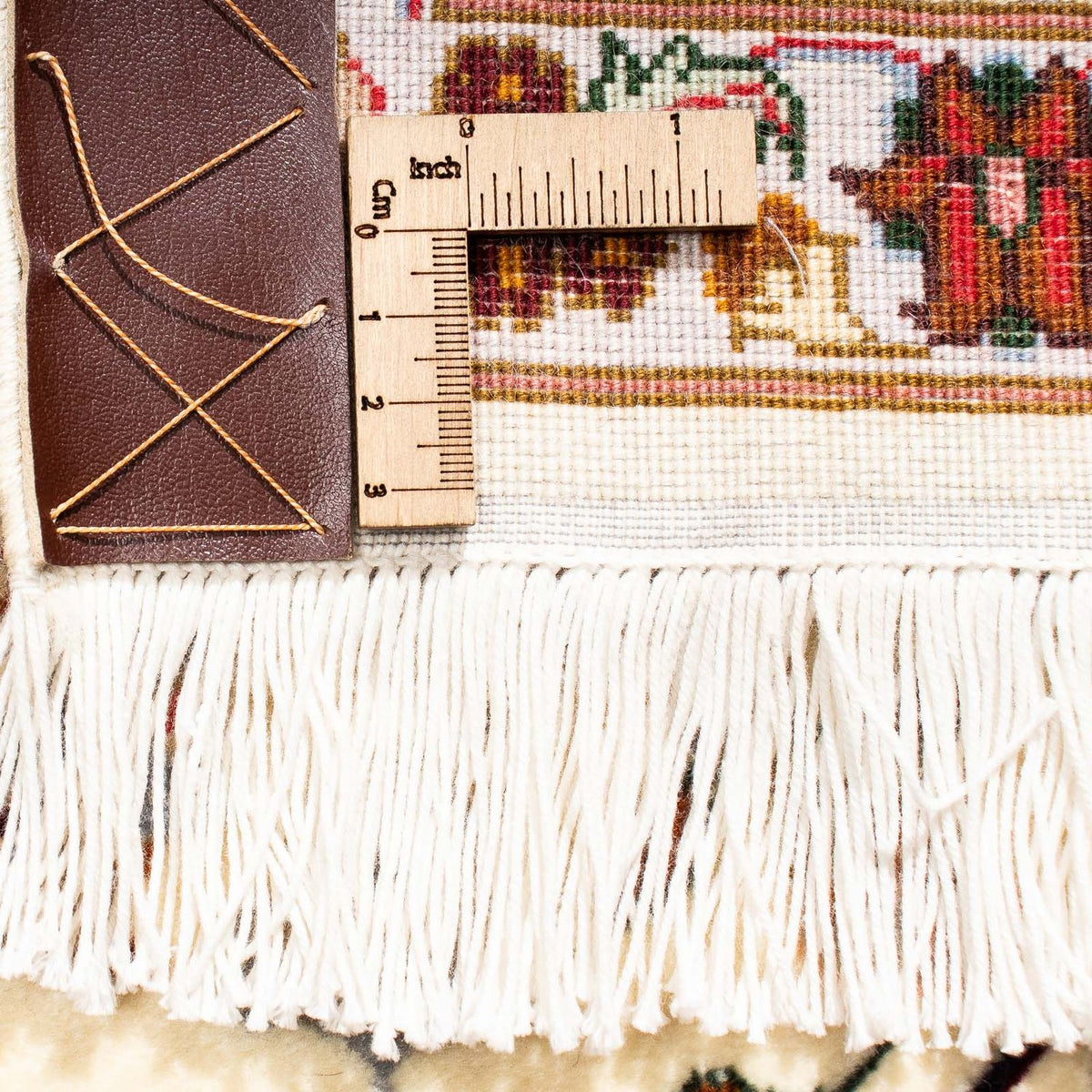 Dywan perski - Tabriz - Królewski - 292 x 198 cm - beżowy