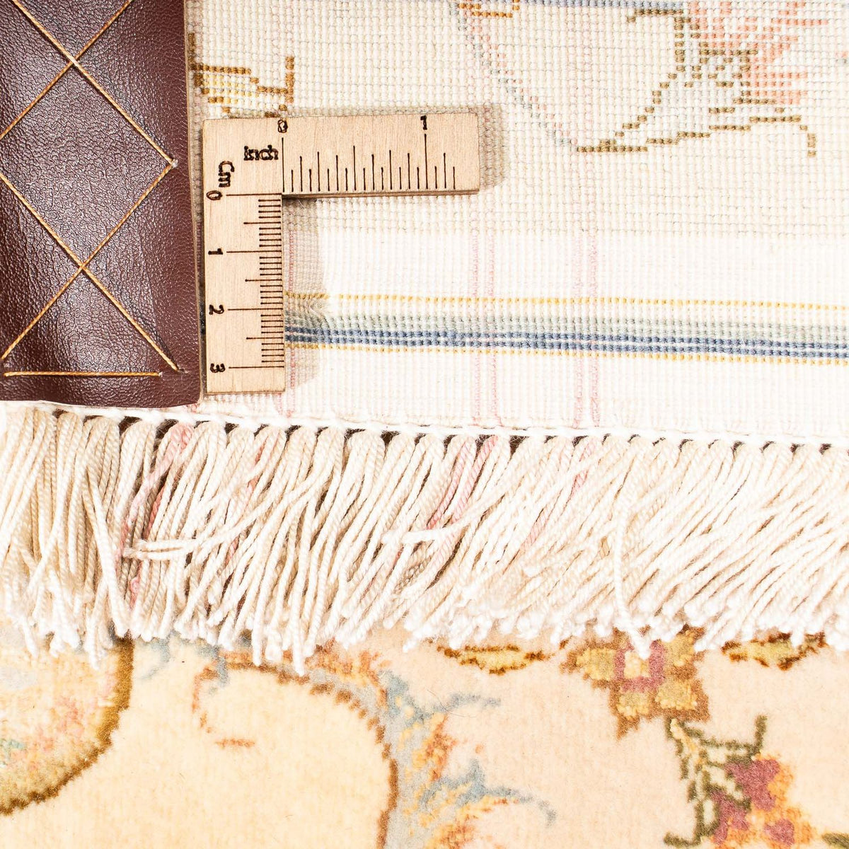 Dywan perski - Tabriz - Królewski - 306 x 202 cm - beżowy