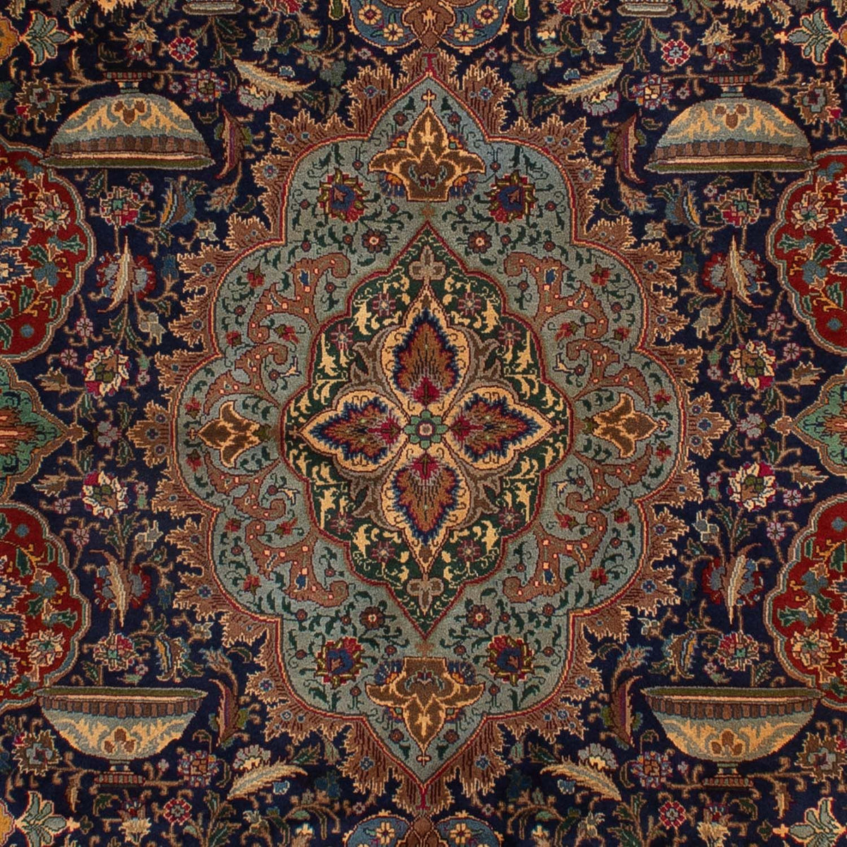 Dywan perski - Klasyczny - 288 x 200 cm - ciemnoniebieski