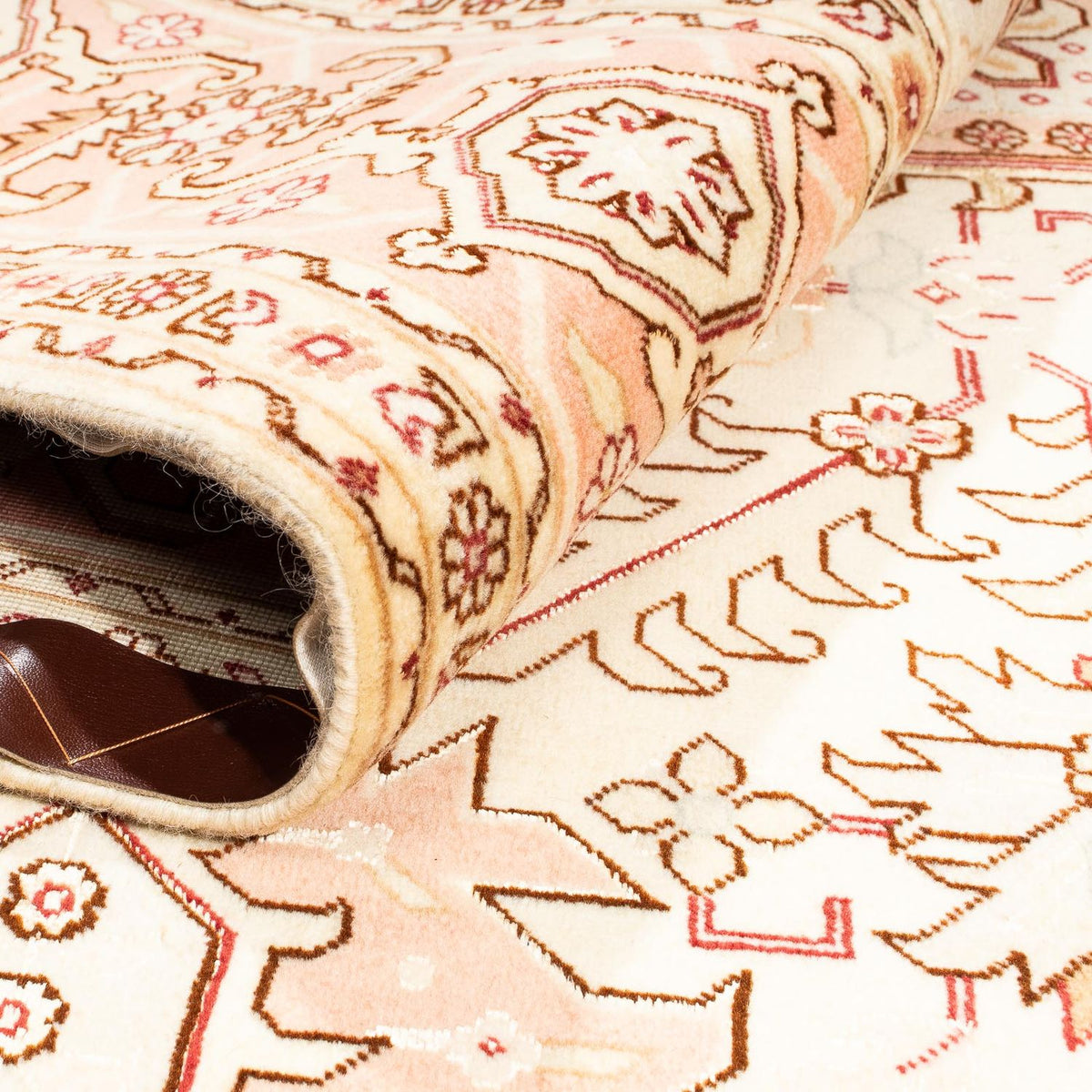 Dywan perski - Tabriz - Królewski - 289 x 200 cm - beżowy