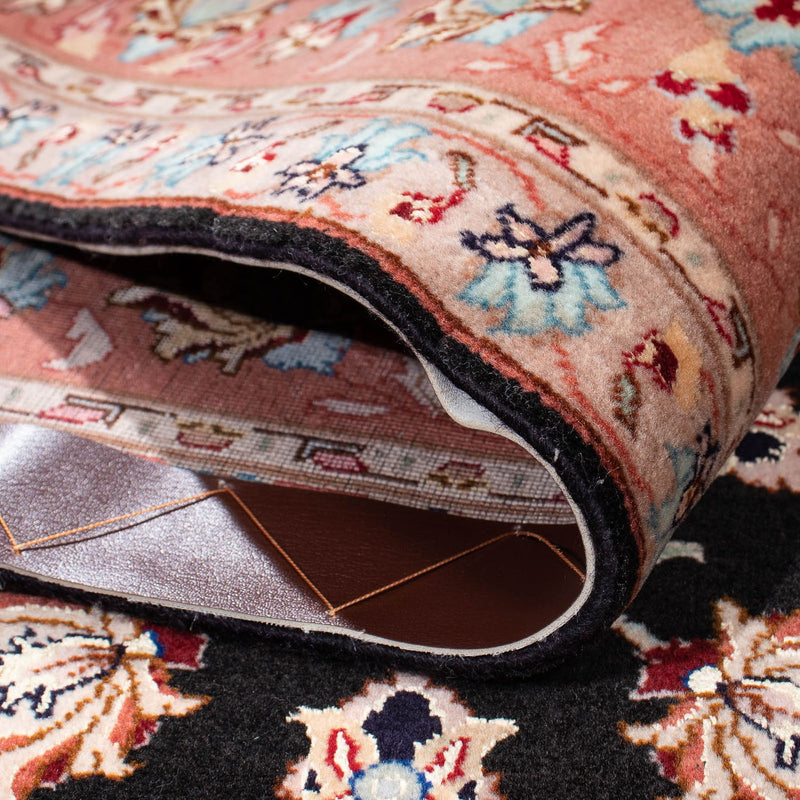 Dywan perski - Tabriz - Królewski - 201 x 155 cm - ciemnoniebieski