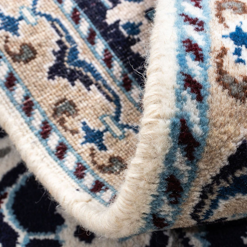 Dywan perski - Nain - 94 x 58 cm - ciemnoniebieski