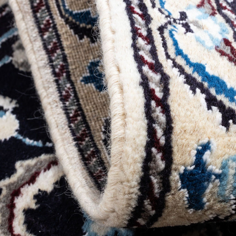 Dywan perski - Nain - 101 x 55 cm - ciemnoniebieski