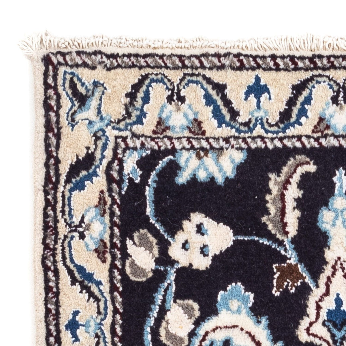 Dywan perski - Nain - 101 x 57 cm - ciemnoniebieski