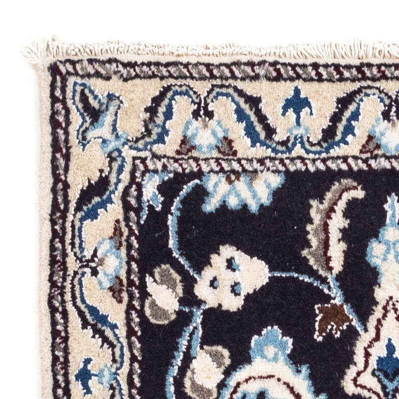 Dywan perski - Nain - 101 x 57 cm - ciemnoniebieski