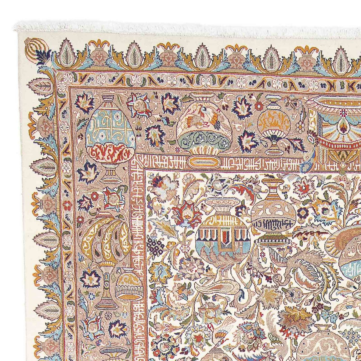 Dywan perski - Klasyczny - 396 x 298 cm - beżowy