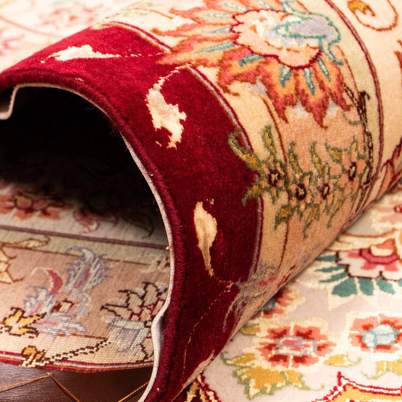 Dywan perski - Tabriz - Królewski - 400 x 300 cm - ciemna czerwień