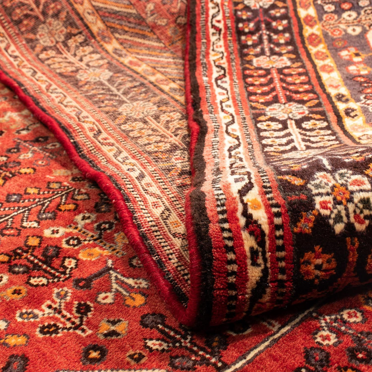 Perski dywan - Nomadyczny - 288 x 203 cm - ciemna czerwień