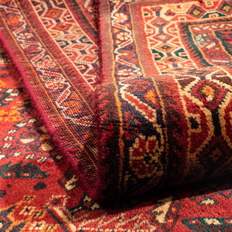 Perski dywan - Nomadyczny - 294 x 190 cm - ciemna czerwień