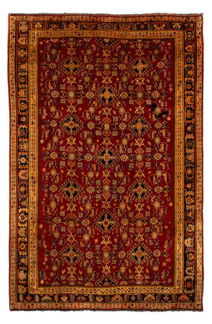 Perski dywan - Nomadyczny - 296 x 190 cm - ciemna czerwień