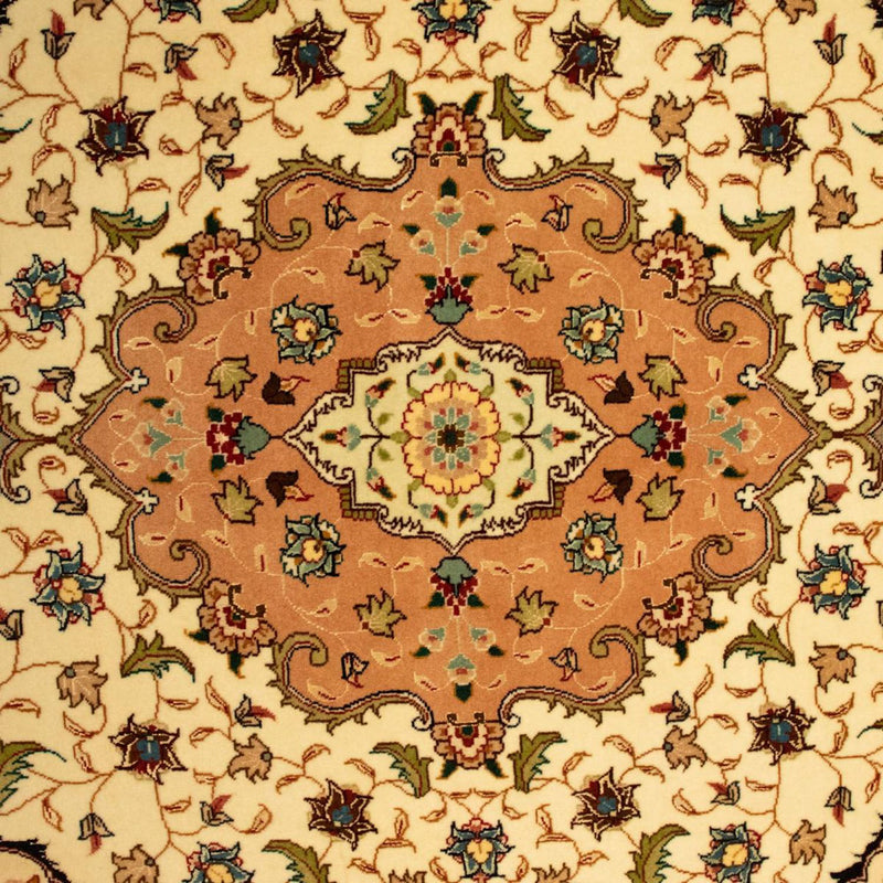 Dywan perski - Tabriz - Królewski - 150 x 100 cm - beżowy