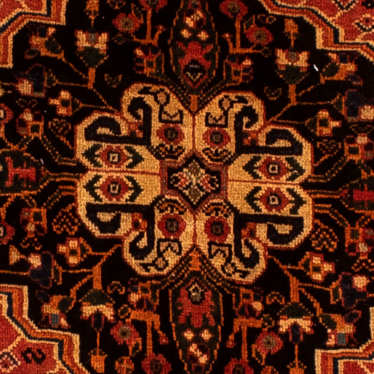 Perski dywan - Nomadyczny - 268 x 205 cm - ciemna czerwień