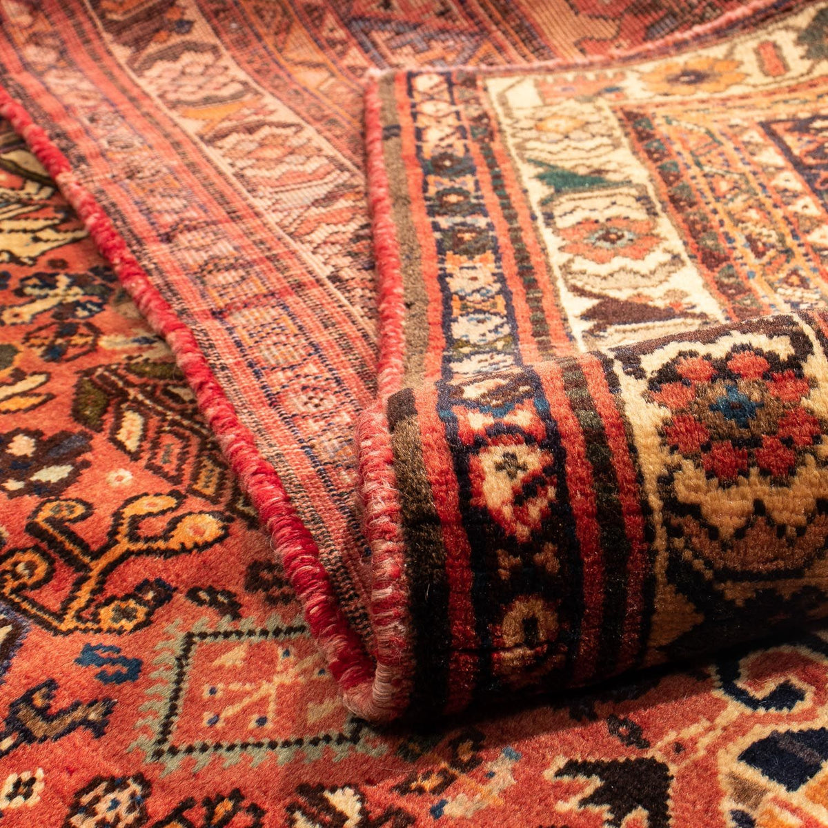 Perski dywan - Nomadyczny - 268 x 205 cm - ciemna czerwień