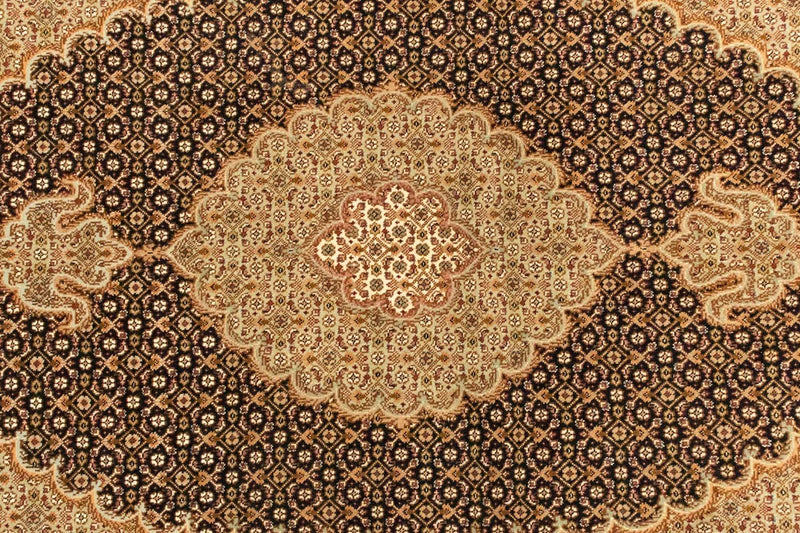 Dywan perski - Tabriz - Królewski - 146 x 101 cm - ciemnoniebieski