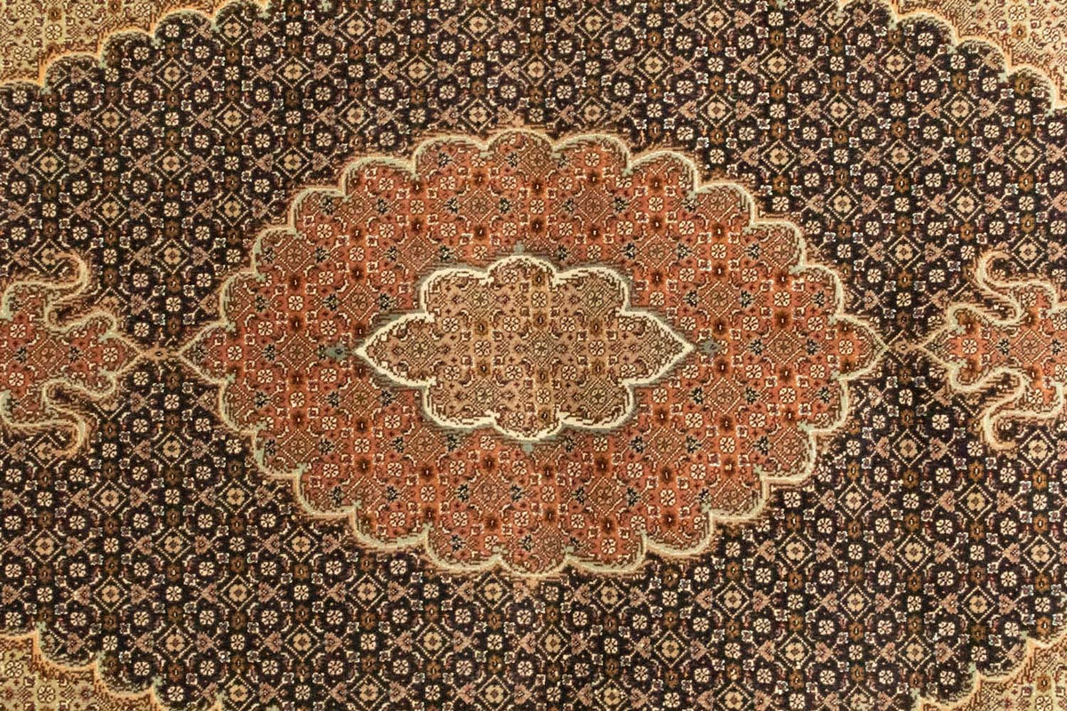 Dywan perski - Tabriz - 157 x 103 cm - czarny