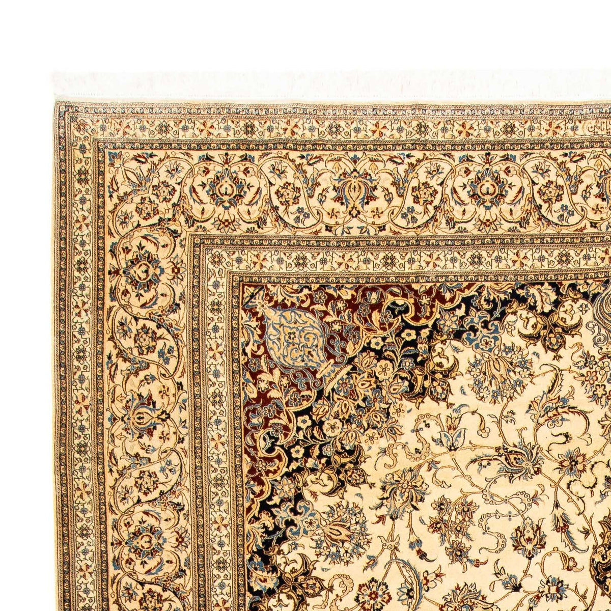 Dywan perski - Nain - Premium - 310 x 206 cm - beżowy