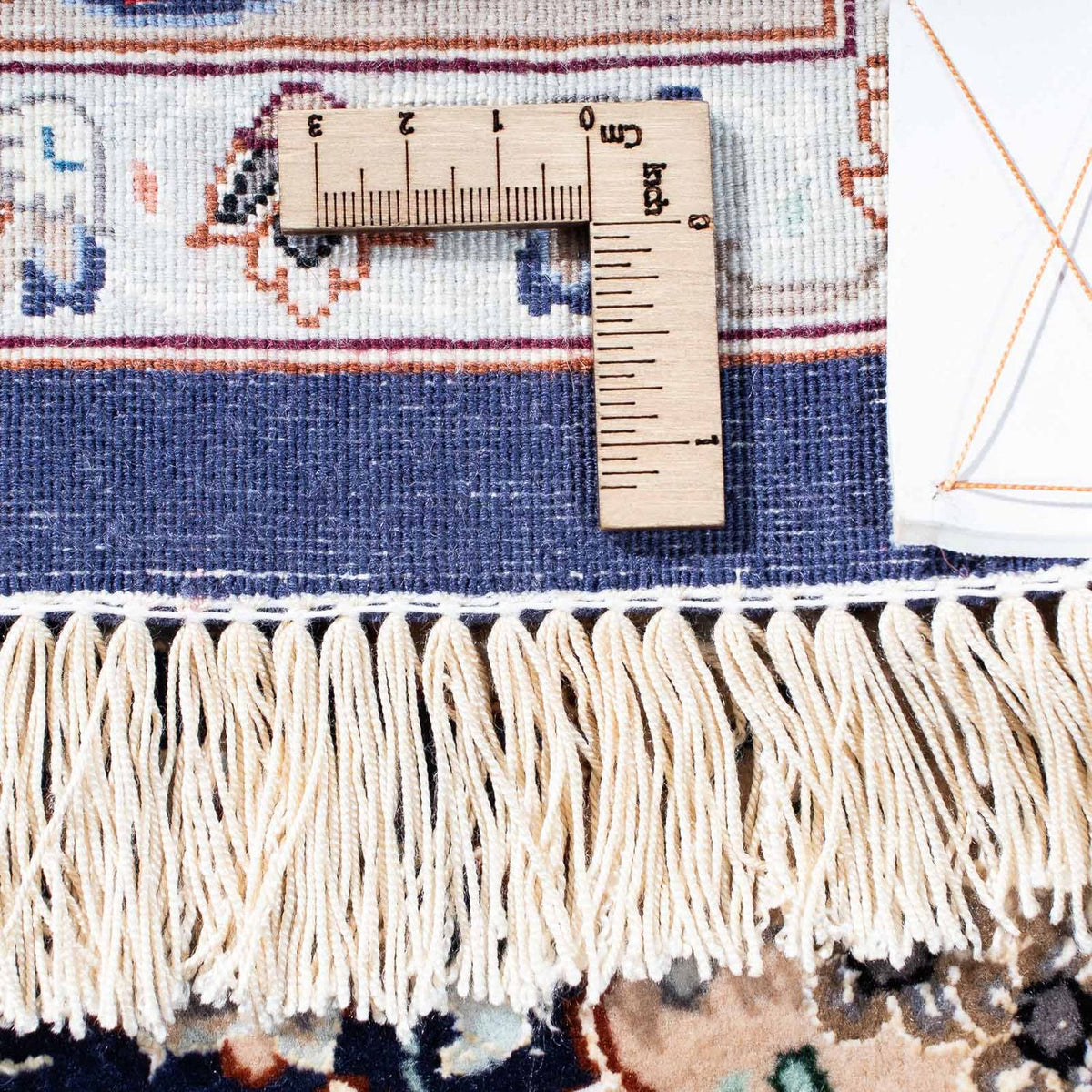 Dywan perski - Isfahan - Premium - 243 x 156 cm - ciemnoniebieski