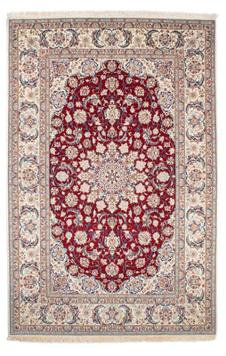 Dywan perski - Isfahan - Premium - 243 x 157 cm - czerwony
